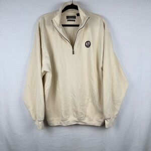 Ahead Authentics Men’s Medium Quarter Zip Sweater, Las Vegas Golf, Prima Cotton